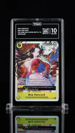 Boa Hancock OP14-112 Super Rare One Piece Tag 10 Gem Mint - Image 1
