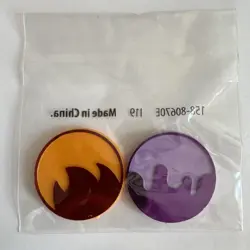Pokemon Fire and Poison Damage Counter Coins - Image 1