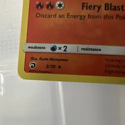 Pokemon TCG Charizard 3/70 Dragon Majesty Holo Rare Stage 2 160HP English 2018 - Image 2