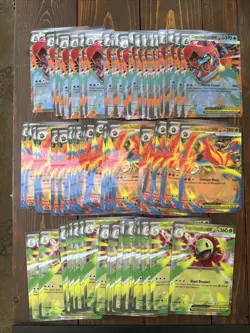 Pokemon Ascended Heroes Mega Feraligatr ex Emboar Meganium ex JUMBO LOT OF 72 - Image 1