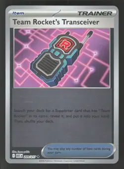 Team Rocket's Transceiver 209/217 Reverse Holo Pokemon Ascended Heroes NM - Image 1