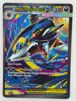 Pokemon Phantasmal Flames - Mega Sharpedo EX 127/094 - SIR - NM/M Condition - Image 1