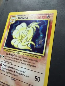 1999 Pokemon Ninetales Base Set Holo Rare #12 German Unlimited WOTC NM- - Image 5