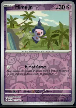Mime Jr. - - 031/091 - Reverse Holo - Pokemon | Buy 3 Get 5 Free - Image 1