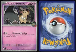 Team Rocket's Mimikyu 087/182 Destined Rivals Uncommon DOM Near Mint - Image 1