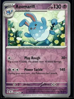 Azumarill - 065/162 - Reverse Holo - Pokemon TCG | Buy 3 Get 5 Free - Image 1