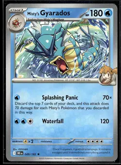 Misty's Gyarados - (Non-holo) Deck Exclusives 049/182 NM Pokemon TCG | Buy 3 Get - Image 1