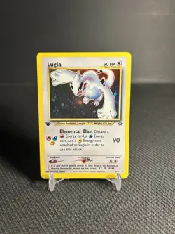 Pokemon TCG Lugia 9/111 1st Edition Neo Genesis Holo Rare LP/LP- - Image 1