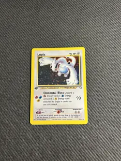 Pokemon TCG Lugia 9/111 1st Edition Neo Genesis Holo Rare LP/LP- - Image 3