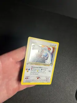 Pokemon TCG Lugia 9/111 1st Edition Neo Genesis Holo Rare LP/LP- - Image 4