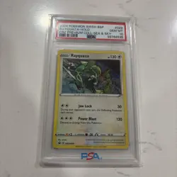 Pokemon Rayquaza Crown Zenith Premium Coll. Sea & Sky Holo Promo SWSH029 PSA 10 - Image 1