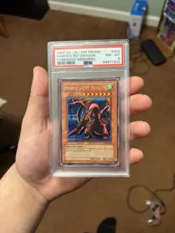 Yugioh 2002 Harpie's Pet Dragon FMR-002 PSA 8 Secret Rare - Image 1