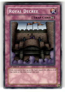 Royal Decree SD5-EN035 1st Edition Common Structure Deck: Warrior's Triumph LP - Image 1
