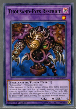 Thousand-Eyes Restrict Common 1st Edition LED2-EN005 Yugioh LP - Image 1