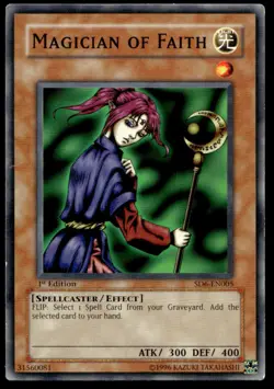Magician of Faith - SD6-EN005 - 1st Edition YuGiOh | Buy 3 Get 5 Free - Image 1