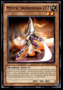 Mystic Swordsman LV2 - LCYW-EN200 - 1st Edition - YuGiOh - Image 1
