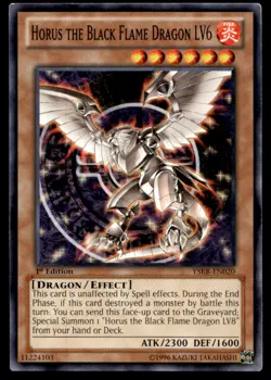 Horus the Black Flame Dragon LV6 YSKR YSKR-EN020 MP YuGiOh Buy 10 Get 10 Free | - Image 1