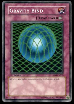 Gravity Bind Structure Deck: Fury from the Deep SD4-EN028 MP YuGiOh TCG | Buy 3 - Image 1