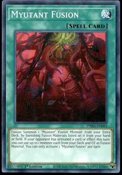 Myutant Fusion - PHRA-EN093 - 1st Edition - YuGiOh - Image 1