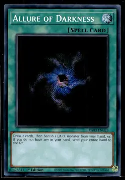 Allure of Darkness (Secret Rare) - RA03-EN055 - 1st Edition - YuGiOh - Image 1