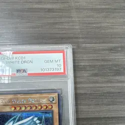 Blue-Eyes White Dragon Yugioh 2024 KC01 Secret Rare PSA 10 - Image 2