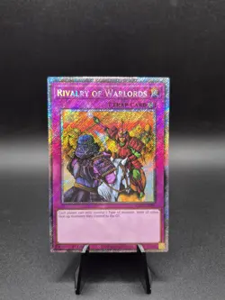 Rivalry of Warlords (Platinum Secret Rare) RA03-EN075 Yu-Gi-Oh NM - Image 1
