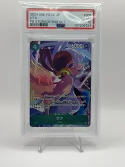 Uta 2024 One Piece JAPANESE Premium Booster Storage Box Set #001 PSA 10 - Image 1