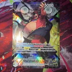 Bandai Marshall D. Teach Leader Alt Art OP16-080 English op16 the time of battle - Image 1