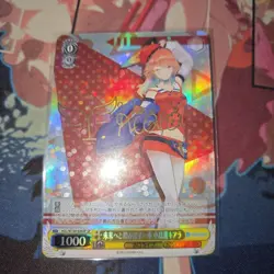 Weiss Schwarz A Step Towards the Future: Kiaru Takanashi Signed SP Hololive - Image 1