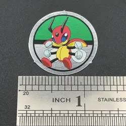 Ledian Pokemon Paper Ginpika Medal Card Nintendo Japanese Rare TCG S206-33 - Image 2