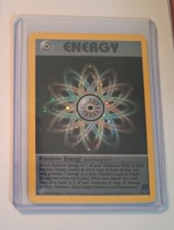 Pokemon Rainbow Energy 17/82 Team Rocket Unlimited Card. Great Condition - Image 1