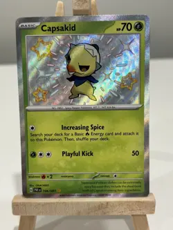 Capsakid - 106/091 - Shiny Rare - Paldean Fates - Pokemon Card - NM/M - Image 1
