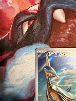 Pokemon Skarmory 209/191 Surging Sparks Illustration Rare Full Art Holo NM - Image 2