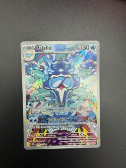 Pokemon TCG Palafin Obsidian Flames Holo Full Art Card 200/197 - Nm - Image 3