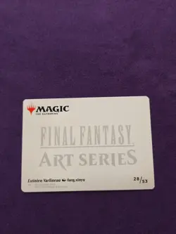 Estinien Varlineau Art Card 28 MTG Art Series: FINAL FANTASY NM - Image 2