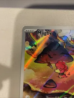 2023 Pokemon Paradox Rift Illustration Rare Magby #186/182 Holofoil ILLUS - Image 5