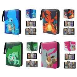 Card Binder for Pokemon Cards Holder Fits 400 Cards w/ 50 Removable Sleeves - Image 1
