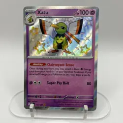 Xatu 152/091 Paldean Fates Shiny Holo Rare Pokemon TCG Card NM - Image 2