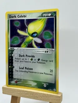 2004 Pokemon TCG Dark Celebi EX Hidden Legends Holo Card 4/101 Rare - Image 3