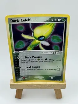 2004 Pokemon TCG Dark Celebi EX Hidden Legends Holo Card 4/101 Rare - Image 4