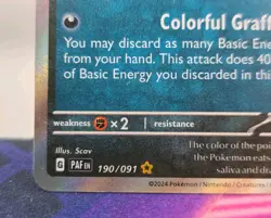 Grafaiai 190/091 - S&V: Paldean Fates Shiny Holo Rare - Pokemon TCG (NM) - Image 4