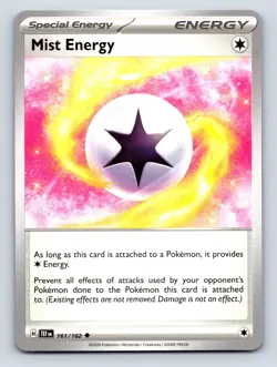 Mist Energy 161/162 Uncommon TEF EN Temporal Forces Pokemon Near Mint NM - Image 1
