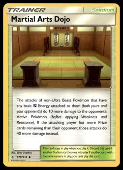 Martial Arts Dojo #179/214 SM - Unbroken Bonds tcg Pokemon - Image 1