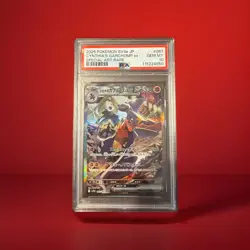 2025 POKEMON JAPANESE SV9A-HEAT WAVE ARENA #087 CYNTHIA'S GARCHOMP EX PSA 10 - Image 1