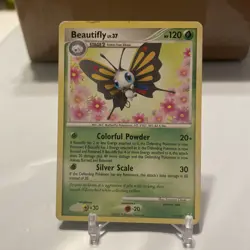 Pokemon Card - Beautifly 21/127 Platinum Base Set Non-Holo Rare - Image 1