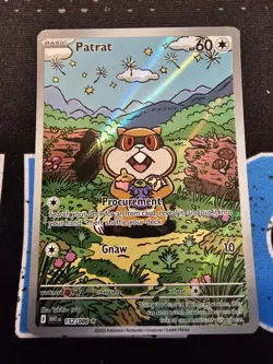 Pokemon TCG Patrat White Flare 152/086 Illustration Rare NM Card - Image 1