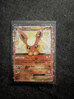 Pokemon TCG Flareon EX Holo Rare Card RC6/RC32 Generations Radiant Collection - Image 1