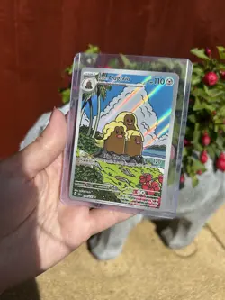Alolan Dugtrio 208/191 Illustration Rare Holo Pokemon S&V Surging Sparks - Image 2