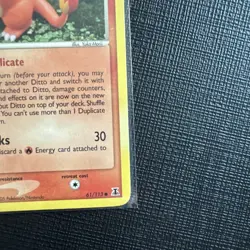 Pokemon Card Delta Species Ditto 61/113 Charmander - Image 5