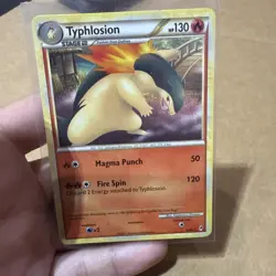 Pokemon Typhlosion Card 35/95 Call of Legends Regular Rare Sleeved - Image 1